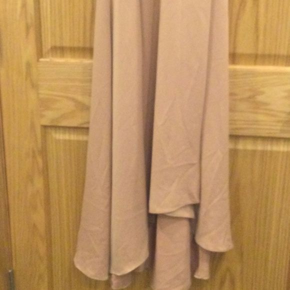 Camila and Mark Petal Senna -Neck Evening Gown - Picture 8 of 13